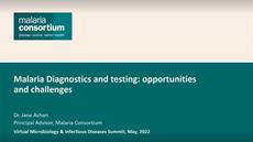 Malaria diagnostics and testing: Opportunities and challenges