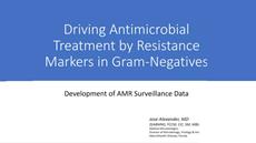 Driving antimicrobial treatment by resistance markers in gram-negatives