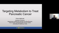 Targeting metabolism to treat pancreatic cancer